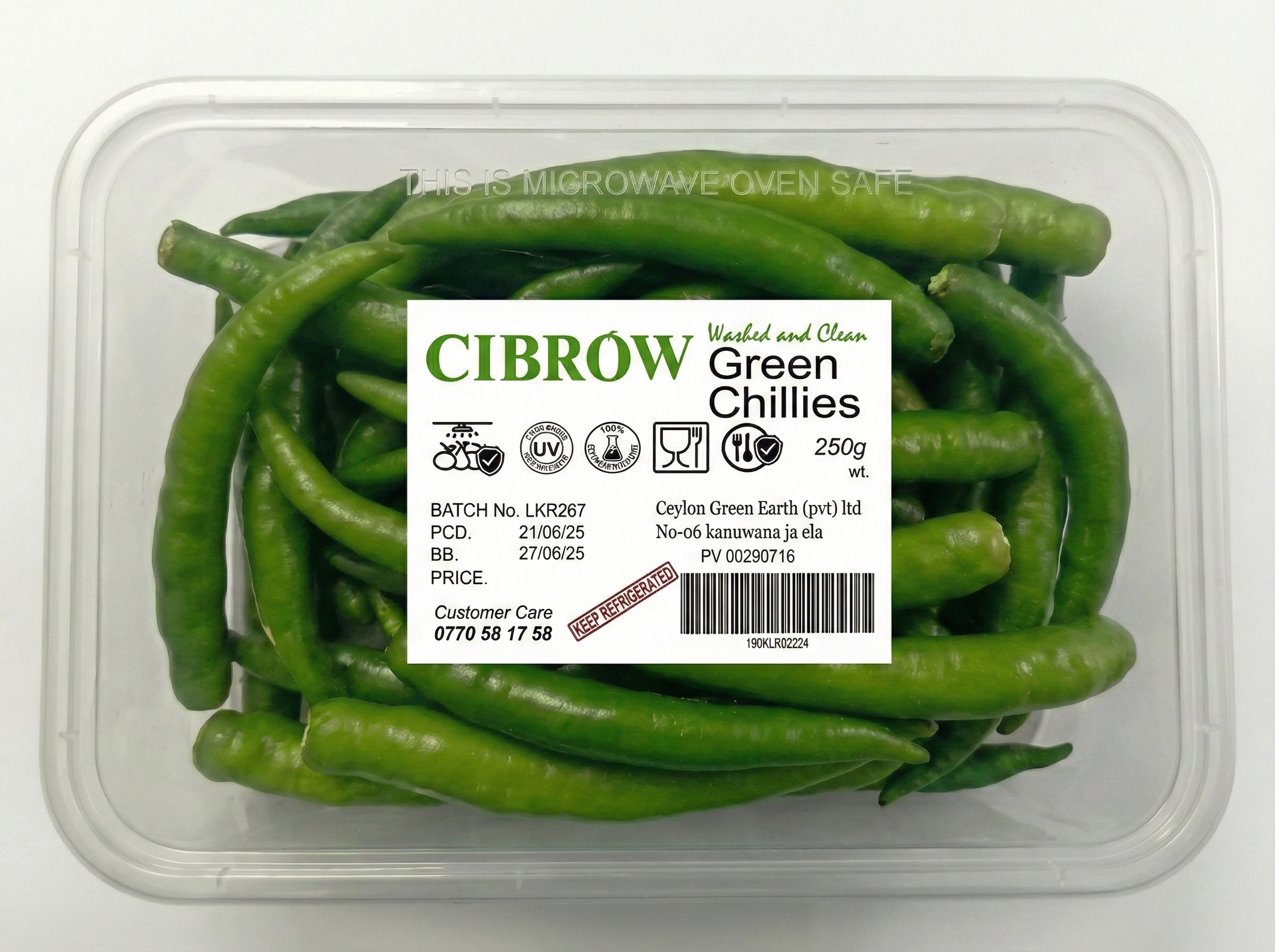 GREEN CHILLIES